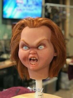 11 Chucky Childs Play'bad Guy' Silicone Head Doll/ Movie Accurate Rare Prop