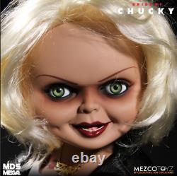 15 Childs Play Mega Scale Bride of Chucky Mezco Tiffany Talking Doll Horror NEW