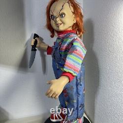 2 Ft (BUMP'N GO) ROAMING/TALKING CHUCKY Doll SPIRIT HALLOWEEN CHILDS PLAY