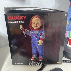 2 Ft (BUMP'N GO) ROAMING/TALKING CHUCKY Doll SPIRIT HALLOWEEN CHILDS PLAY