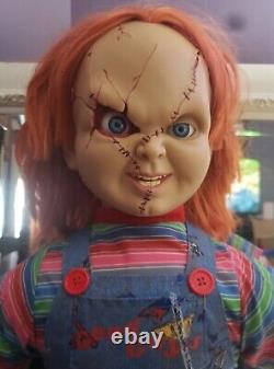 24 Life Size Chucky Doll. CHILDS PLAY, with Large Plastic Knife