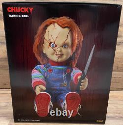24 Talking Animated Chucky Doll Sound Activated Halloween Horror Toy Decor