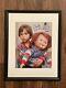 Alex Vincent Andy Child's Play 8x10 Photo Framed with Chucky Inscribed