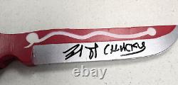 Brad DOURIF Signed Foam KNIFE Voice of Chucky Child's Play Autograph JSA COA