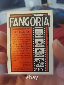 Brad Dourif Chucky Child's Play 2 Signed Fangoria Card