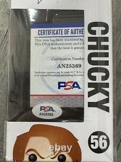 Brad Dourif Signed Child's Play 2 Chucky Funko POP! Vinyl PSA/DNA COA