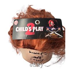 Brad Dourif Signed Chucky Mask Childs Play Bride Horror Autograph JSA COA 839