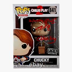 Brad Dourif Signed Funko Pop Chucky Childs Play Horror Autograph FYE JSA COA 847