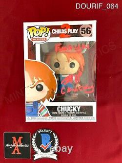 Brad Dourif autographed signed Chucky Funko Pop #56 Child's Play 2 Beckett COA