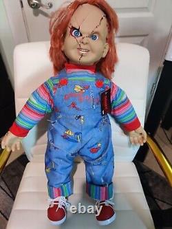 Bride Of Chucky 2 FT CHUCKY REPLICA DOLL/ UNIVERSAL/SPENCERS NWT CHILDS PLAY