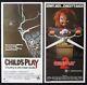 CHILD'S PLAY 1 & 2 Original Australian daybill movie posters Chucky doll horror