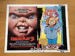 CHILD'S PLAY 3 #1,2,3 ART original cover proof set CHUCKY DOLL horror movie 1991