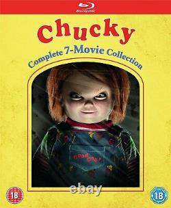 CHILD'S PLAY AND & CHUCKY 7 MOVIE FILM COMPLETE childs COLLECTION Blu Ray UK Rel