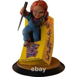 CHILD'S PLAY Chucky Breakout 9 PVC Diorama Statue (Ikon Collectables) #NEW