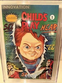 CHILD'S PLAY The Series #1 CHUCKY 1991 Innovation Comic Horror TV Movies CGC 6.0