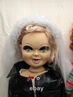 CHUCKY & Bride of Chucky Tiffany CHILD'S PLAY Horror 24 Tall Dolls