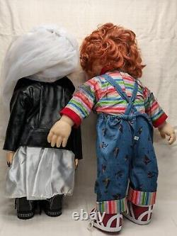 CHUCKY & Bride of Chucky Tiffany CHILD'S PLAY Horror 24 Tall Dolls