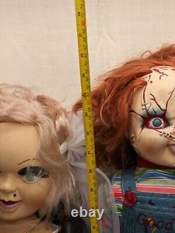 CHUCKY & Bride of Chucky Tiffany CHILD'S PLAY Horror 24 Tall Dolls