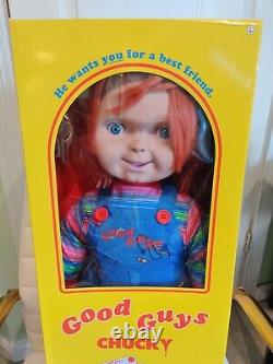 CHUCKY Doll Child's Play Good Guys Spirit Halloween 24 Tall NEW 2023 CHUCKY 11