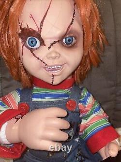 CHUCKY TALKING Doll Good Guys 24-Inch CHILDS PLAY SPIRIT HALLOWEEN Used