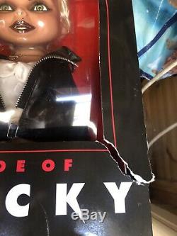 Child's Play 15 Scarred TALKING CHUCKY And Tiffany with Sound Doll New In Side