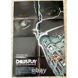 Child's Play (1988) Original Movie Poster CHUCKY One-Sheet 27x40 Folded BP119