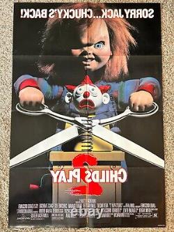 Child's Play 2 (1990) CHUCKY Orig. Movie Poster One-Sheet 27x40 EXCELLENT BP65