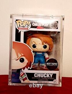 Child's Play 2 56 Chucky Bloody Hot Topic EXCL FUNKO POP! NIB With Hard Case