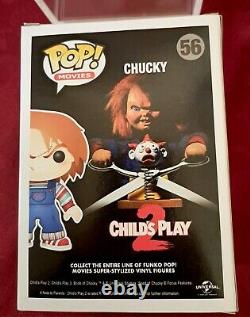 Child's Play 2 56 Chucky Bloody Hot Topic EXCL FUNKO POP! NIB With Hard Case