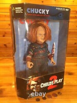 Child's Play 2 CHUCKY 12 Figure McFarlane Toys Movie Maniacs Doll Bride of NEW