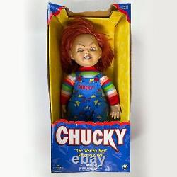 Child's Play 2 Chucky Doll 1999 Sideshow Toys with Jon Gruden NFL accessories