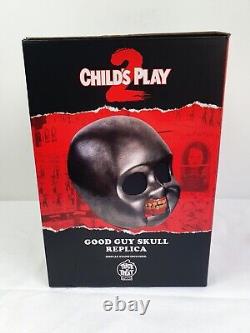 Child's Play 2 Chucky Good Guy Skull Replica with Stand Trick or Treat Studios