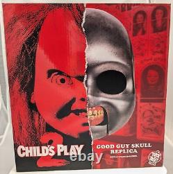 Child's Play 2 Chucky Skull Signed Alex Vincent Christine Elise