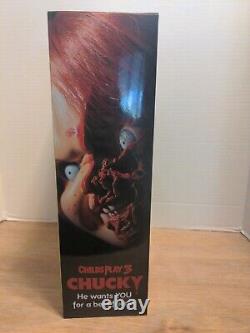 Child's Play 3 CHUCKY DOLL Pizza Face (Talks & works) Mezco Newithsealed