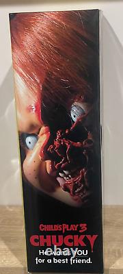 Child's Play 3 Chucky Pizza Face 15 Talking Action Figure Mezco (78020)