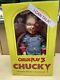 Child's Play 3 Pizza Face Chucky 15 Talking Doll Mezco Official