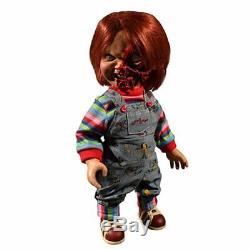 Child's Play 3 Pizza Face Chucky Talking 15-Inch Doll Action Figure by Mezco