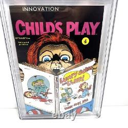 Child's Play 4 #1 CGC 9.6 White Pages Innovation Comics 1991 Horror Chucky