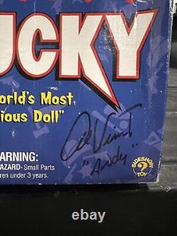Child's Play Alex Vincent Signed Chucky Doll