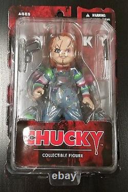 Child's Play Bride CHUCKY Good Guy Scars 5-inch Action Figure with Knife & Gun