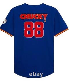 Child's Play Chucky Baseball Jersey L XL NEW