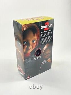 Child's Play Chucky Cast Crew Signed 15 Mezco Action Figure JSA COA Brad Dourif