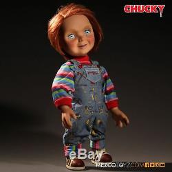 Child's Play Chucky Good Guys 15 Mega Scale Talking Doll Mezco Smiling