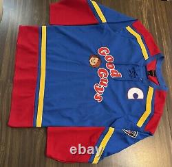 Child's Play Chucky Hockey Jersey BoxLunch Exclusive Large Blue Red #88 RARE