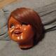 Child's Play Chucky Life-size Head Figure Brown Movie Character with Tracking