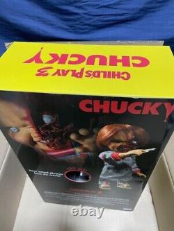 Child's Play Chucky replica doll good-guy doll figure pizza face MEZCO NEW