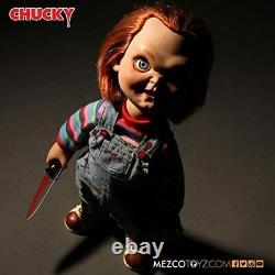 Child´s Play Evil Face Chucky Good Guy Talking Doll 15 Mega Scale Mezco