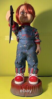 Child's Play Good Guys Chucky Doll Aminated Prop Moves and Speaks with sensor