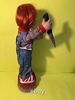 Child's Play Good Guys Chucky Doll Aminated Prop Moves and Speaks with sensor