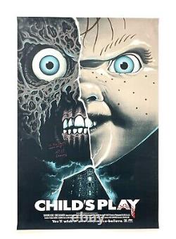 Child's Play Mondo Poster Signed by Chucky Actor Brad Dourif Beckett Gary Pullin